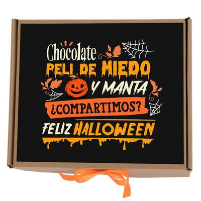 Choco Box Feliz Halloween Chocolate - Celebralo con globos. 