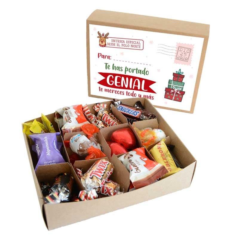 Mini Box Chocolatinas ¡Felices Fiestas! - Celebralo con globos. 