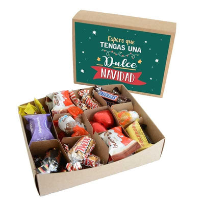 Mini Caja Chocolate Deseo de Navidad - Celebralo con globos. 