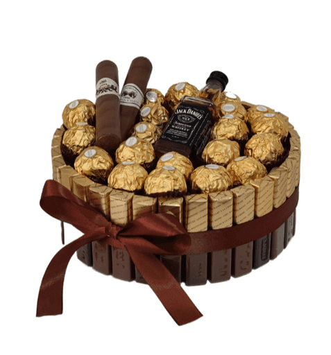 Tarta Ferrero Rocher - Celebralo con globos. 